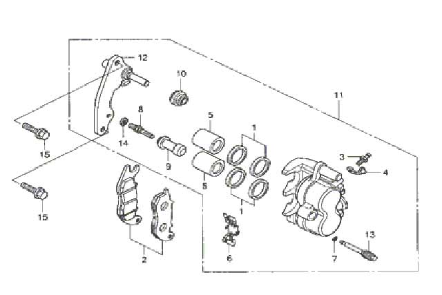 F-12 FRONT BRAKE CALIPER