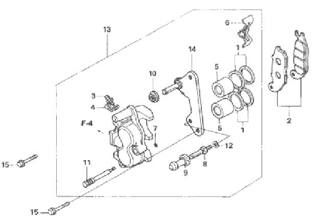 F-10 FRONT BRAKE CALIPER
