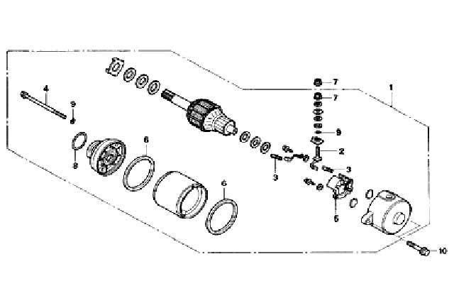 E-12 STARTER MOTOR