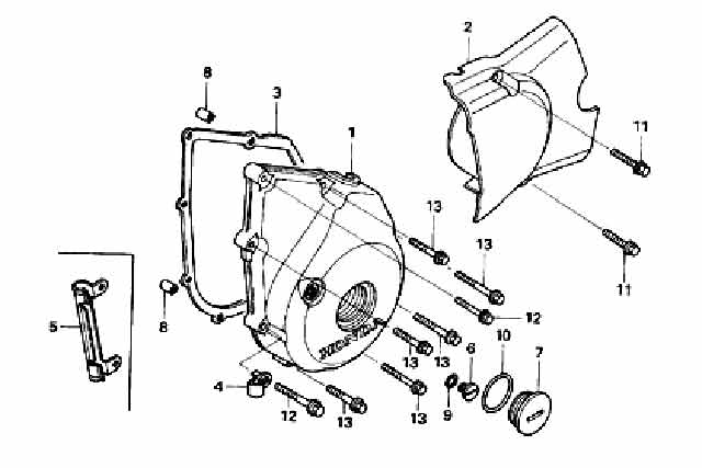 E-9 LEFT CRANKCASE COVER