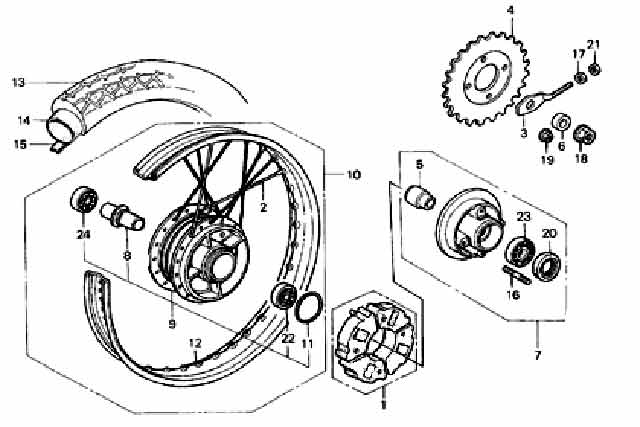 F-12 REAR WHEEL