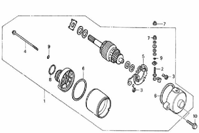 E-12 STARTER MOTOR