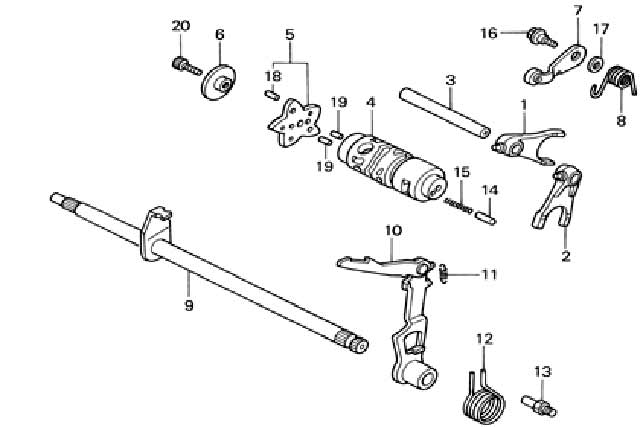 E-16 GEARSHIFT DRUM