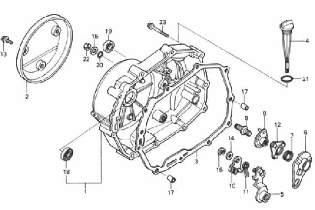 E-5 RIGHT CRANKCASE COVER