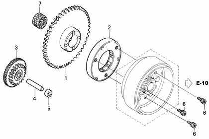 E-11 STARTING CLUTCH