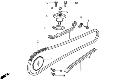 E-3 CAM CHAIN/TENSIONER