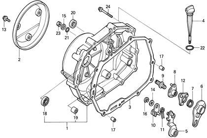 E-5 RIGHT CRANKCASE COVER