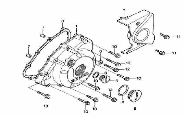 E-11 LEFT CRANKCASE COVER