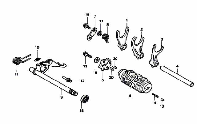 E-17 GEAR SHIFT DRUM