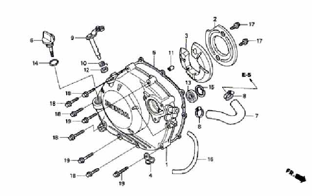 E-6 RIGHT CRANKCASE COVER