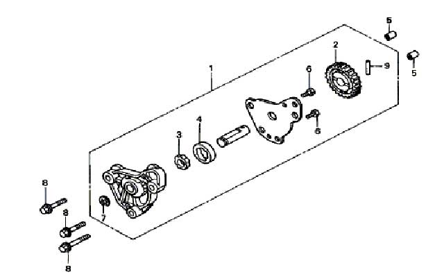 E-8 OIL PUMP