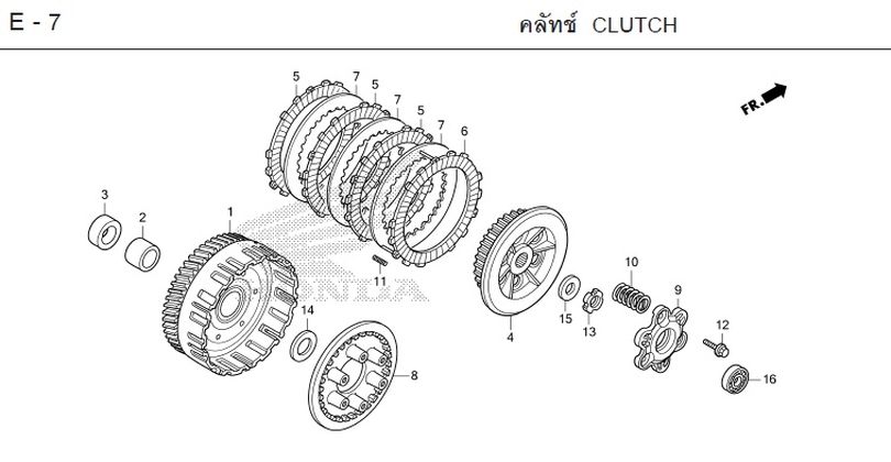 E-7 CLUTCH
