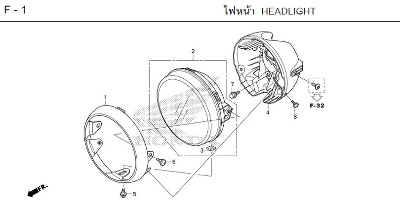 F-1 HEADLIGHT