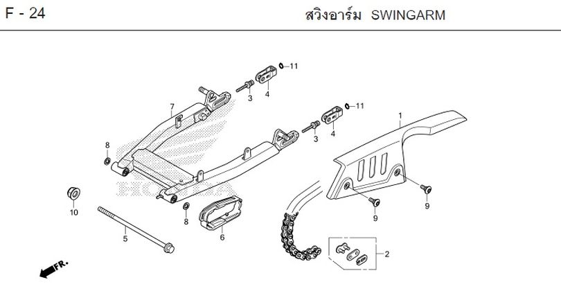 F-24 SWINGARM