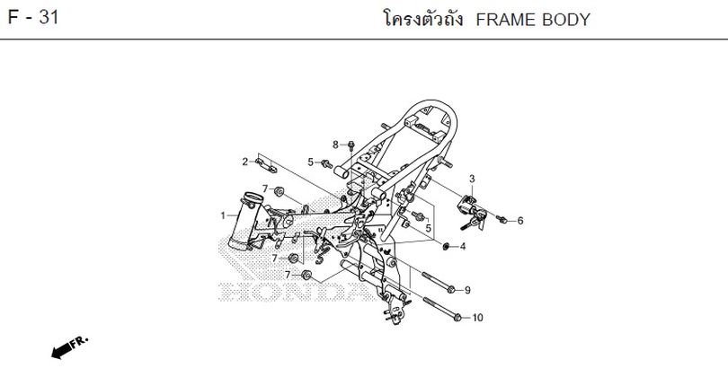 F-31 FRAME BODY