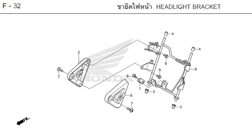 F-32 HEADLIGHT BRACKET