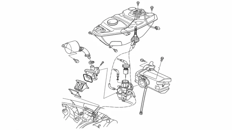 Hệ thống nhiên liệu NZ125R/NZ125RS hoạt động như thế nào?