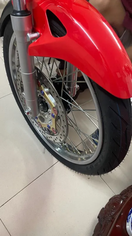 Bánh trước vành căm và đĩa thắng bát vàng Nova Dash 2001